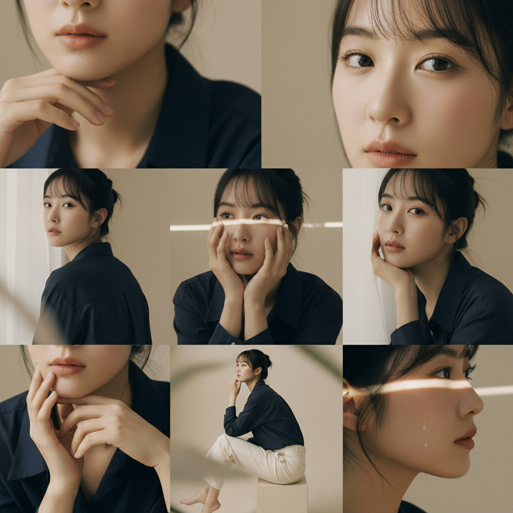 Editorial 3x3 photo gr...