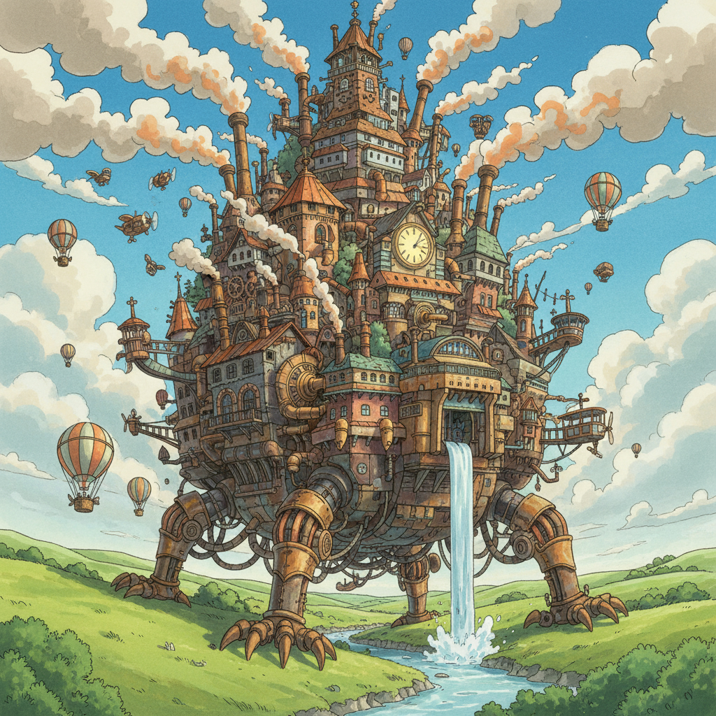 a massive, walking ste...